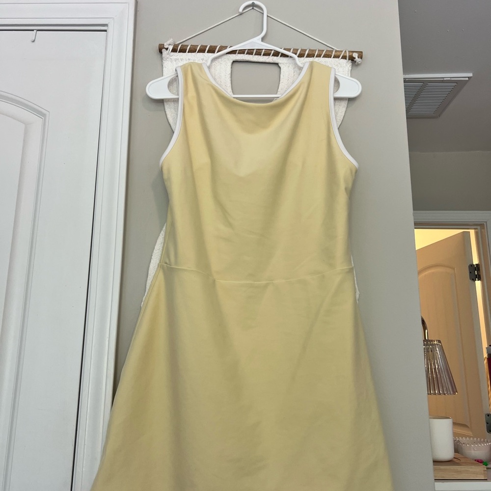 ABERCROMBIE YPB sculptLUX Slash Mini Dress